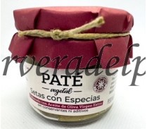 Paté vegetal de Setas con Especias, un producto artesano