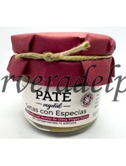 Paté vegetal de Setas con Especias 100% Artesano