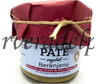 Paté vegetal de  Berenjena Vegetal 100%