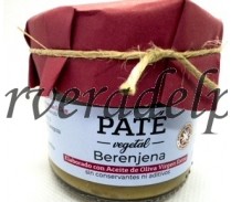 Paté vegetal de  Berenjena apto para vegetarianos