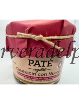 Paté  vegetal de Calabacín con Nueces 100% Artesano