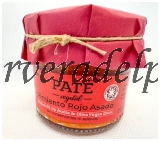 Paté vegetal de Pimientos Rojos Asados Vegetal 100%