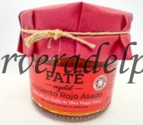 Paté vegetal de Pimientos Rojos Asados, un producto artesano