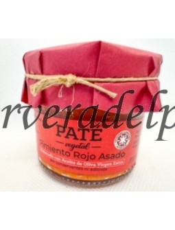 Paté vegetal de Pimientos Rojos Asados 100% Artesano