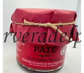 Paté vegetal de Tomates Secos apto para vegetarianos