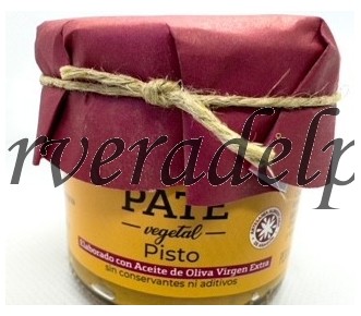 Paté vegetal de  Pisto apto para vegetarianos