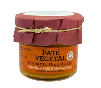 Paté vegetal de Pimientos Rojos Asados apto para vegetarianos
