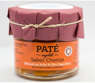 NUEVO Pat&eacute; Vegetal Sabor Chorizo Vegetal 100%
