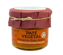 Paté vegetal de Pimientos Rojos Asados, un producto artesano
