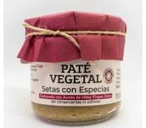 Paté vegetal de Setas con Especias, un producto artesano